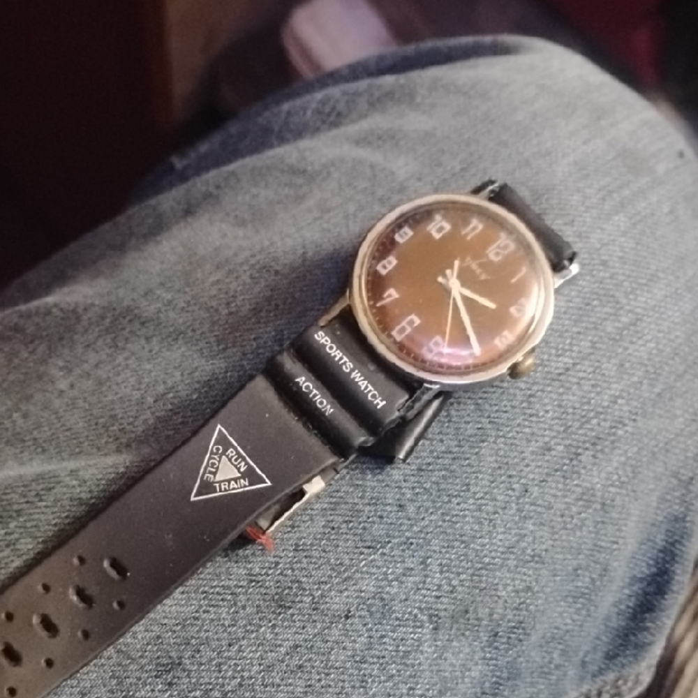 Timex Black and Brown Men's Watch